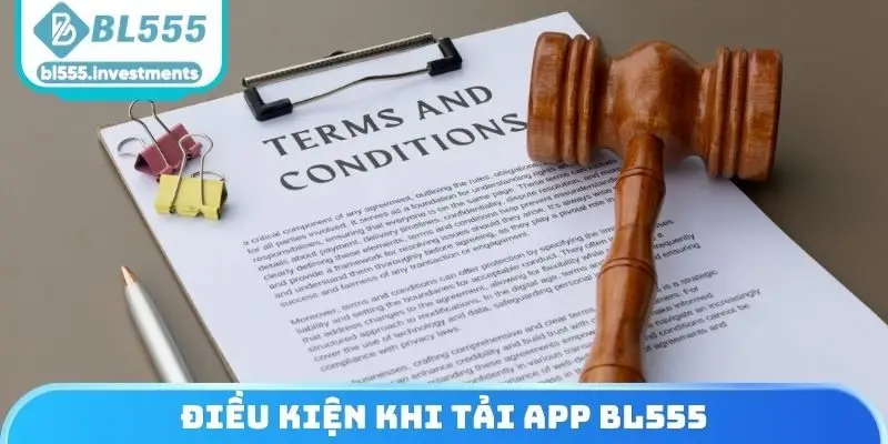 Điều kiện khi tải App BL555