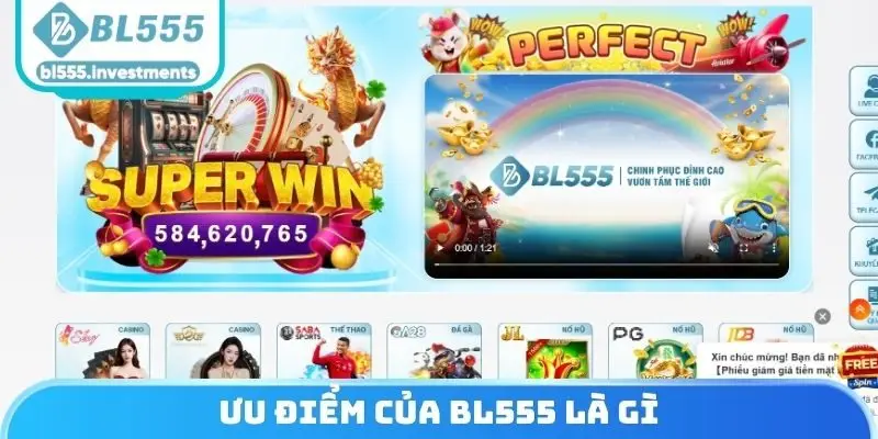 Ưu điểm của BL555 là gì