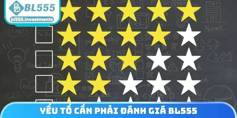 Yếu tố cần phải đánh giá BL555
